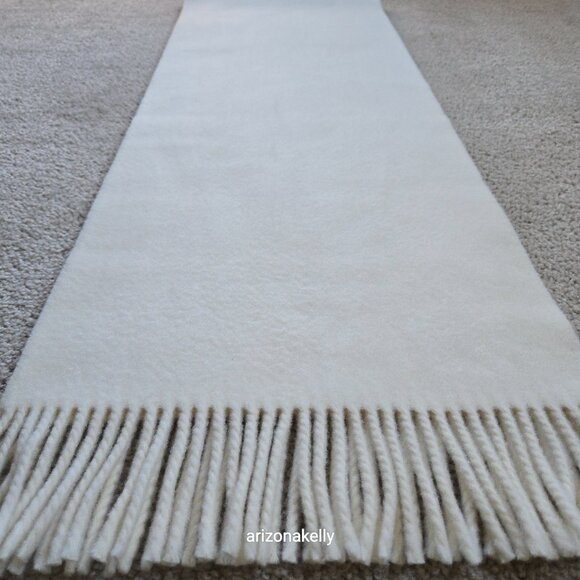 NWOT {LUXURY} Wool Cashmere Scarf Thick Soft *AMAZING* - Picture 8 of 17